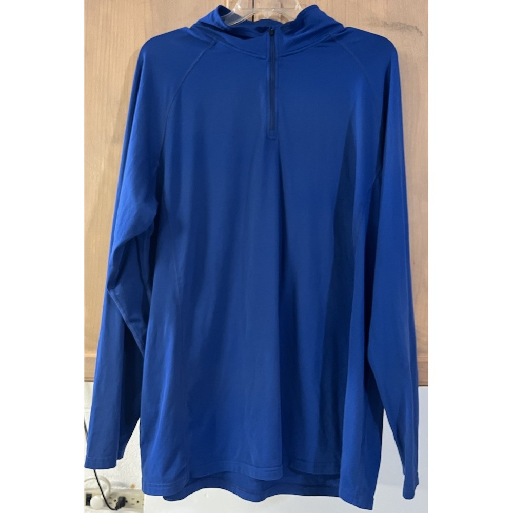 REI Co-op Quarter Zip Pullover Mens XXXL Blue Long Sleeve Activewear Top